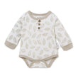 Aster and Oak Leaf Henley Onesie | Rompers & Playsuits | Bon Bon Tresor
