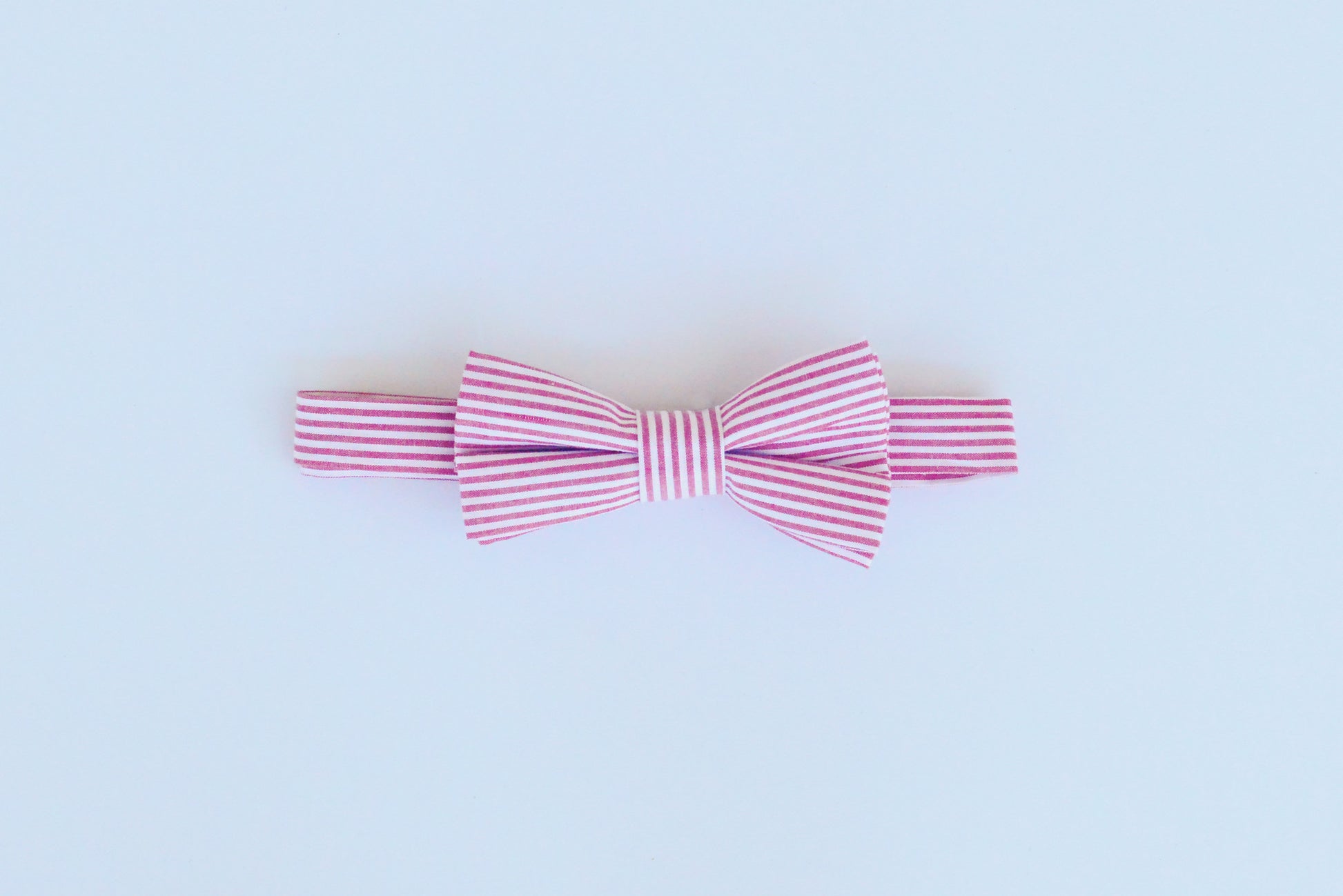 Foxy Fellow Alfie Red Stripe Bow Tie | Ties & Belts | Bon Bon Tresor