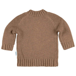 Toshi Organic Cardigan Andy Cocoa | Sweaters & Knitwear | Bon Bon Tresor