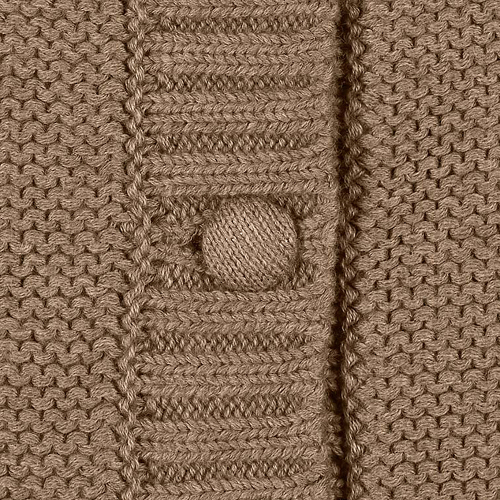 Toshi Organic Cardigan Andy Cocoa | Sweaters & Knitwear | Bon Bon Tresor
