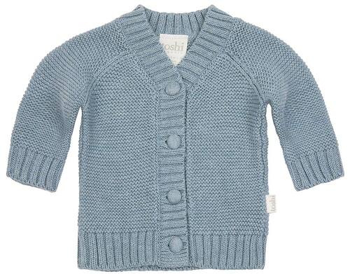 Toshi Organic Cardigan Andy Storm | Sweaters & Knitwear | Bon Bon Tresor