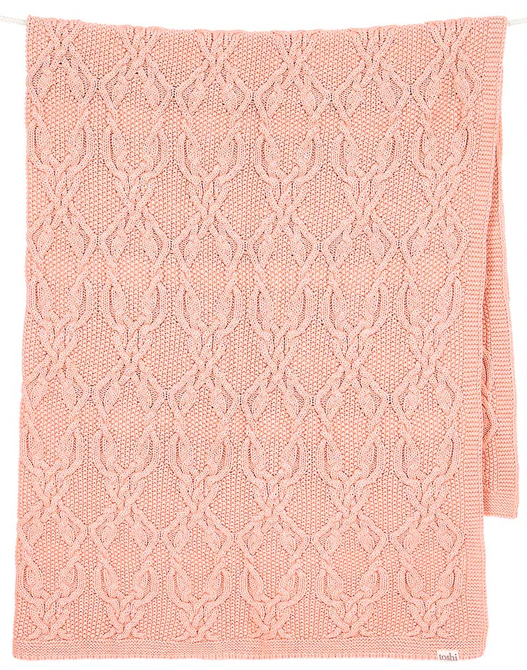 Toshi Organic Blanket Bowie Blossom | Blankets | Bon Bon Tresor