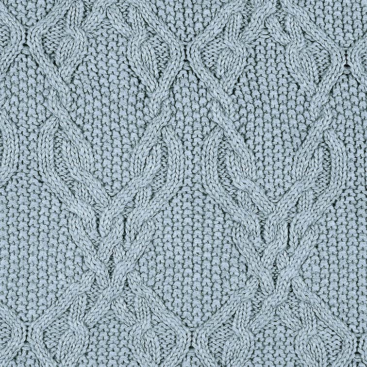 Toshi Organic Knit Blanket Bowie Storm