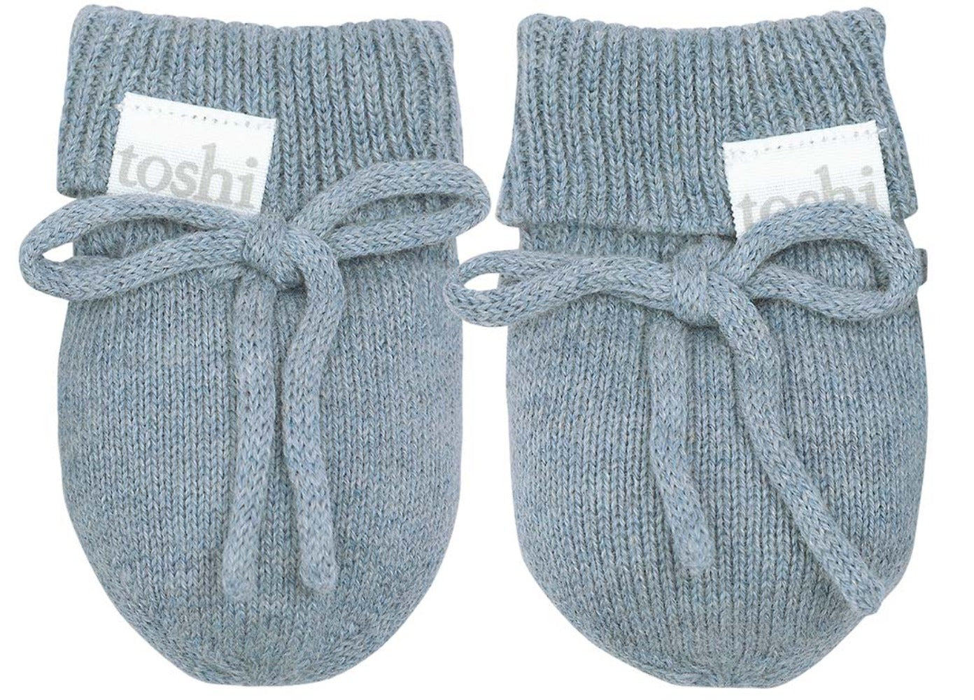 Toshi Organic Mittens Marley Storm | Booties & Mittens | Bon Bon Tresor