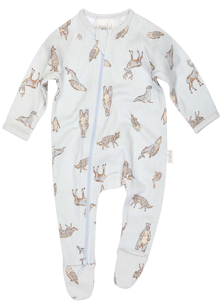 Toshi Onesie Long Sleeve Classic Arctic | Rompers & Playsuits | Bon Bon Tresor