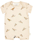 Toshi Onesie Short Sleeve Dinosauria | Rompers & Playsuits | Bon Bon Tresor