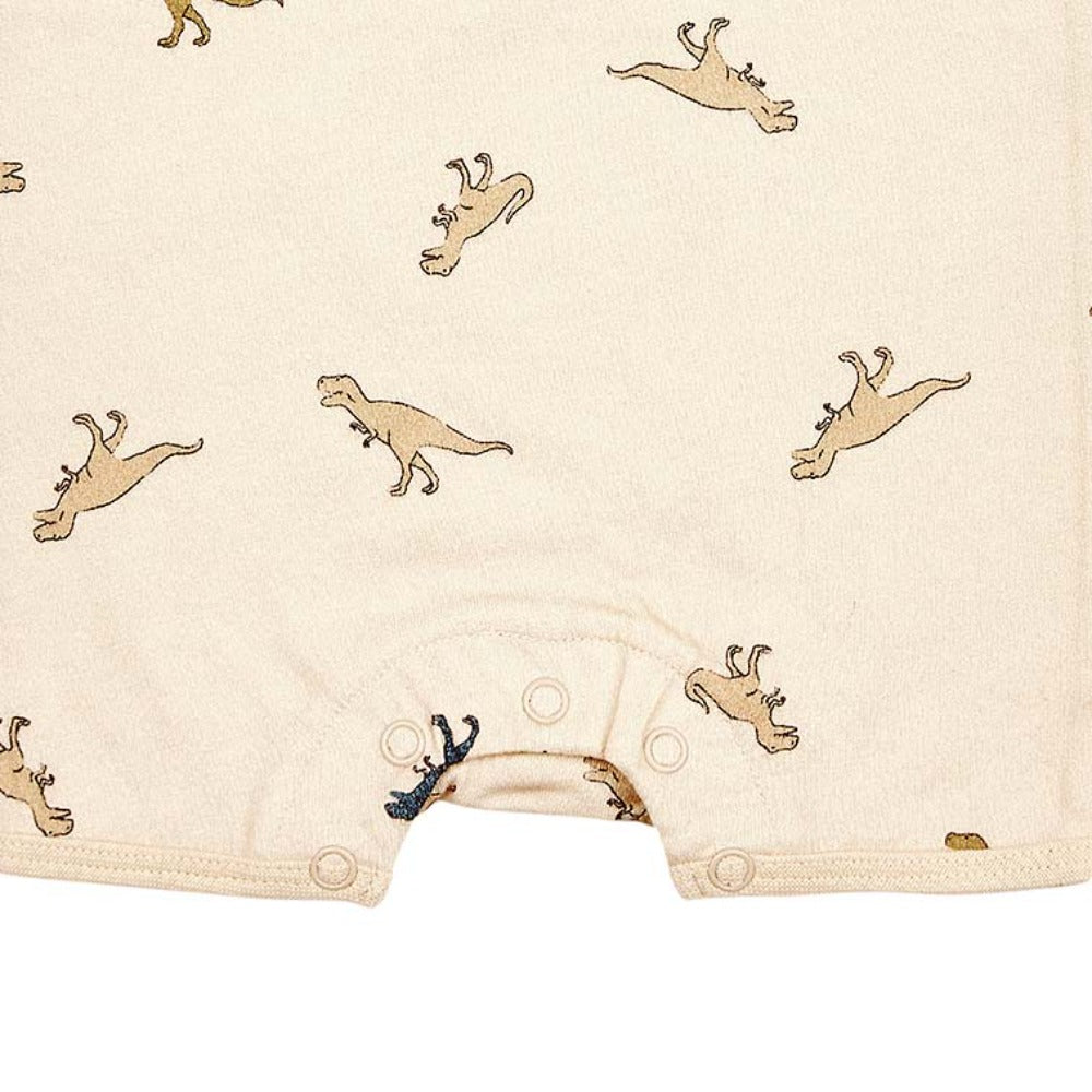 Toshi Onesie Short Sleeve Dinosauria | Rompers & Playsuits | Bon Bon Tresor