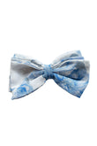 Sofia The Label Bow Hair Clip Sky Blue Floral | Hair Accessories | Bon Bon Tresor