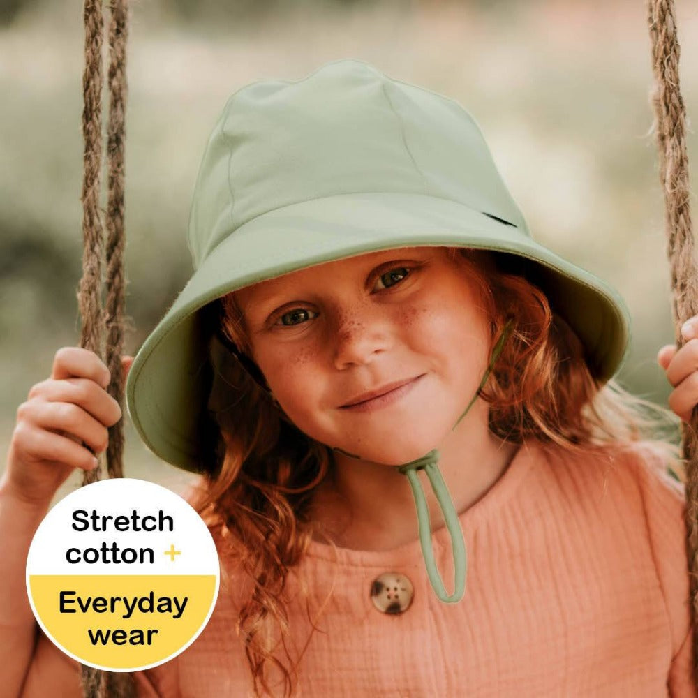 Bedhead Hats Ponytail Bucket Hat Khaki | Sun hat | Bon Bon Tresor