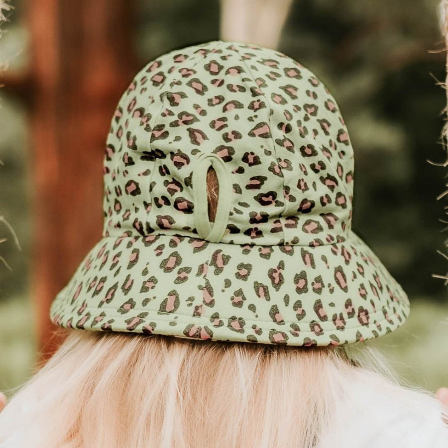 Bedhead Hats Ponytail Bucket Hat Leopard | Sun hat | Bon Bon Tresor