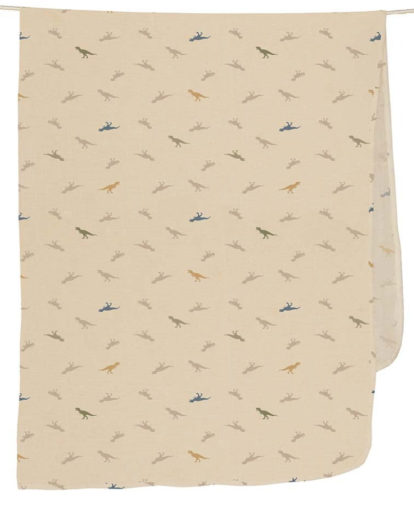 Toshi Wrap Muslin Dinosauria | Wraps & Swaddles | Bon Bon Tresor