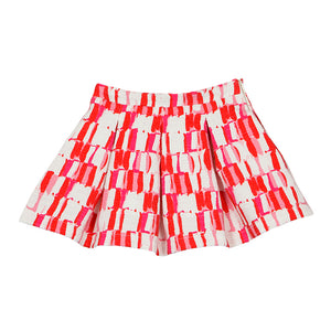 Balloon Chic Red Jacqaurd Skirt | Dresses & Skirts | Bon Bon Tresor