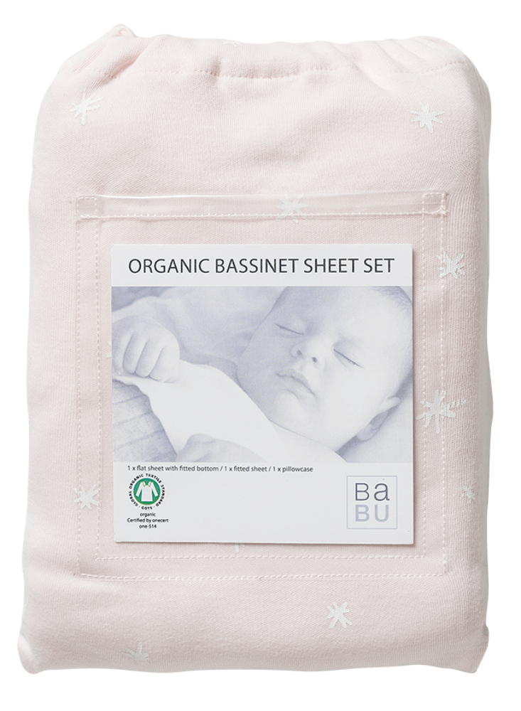 American Baby Company Sheet, Natural, Interlock Organic Bassinet Cotton by 
