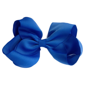 Sister Bows Royal Blue Grosgrain Bow Hair Clip | Hair Accessories | Bon Bon Tresor