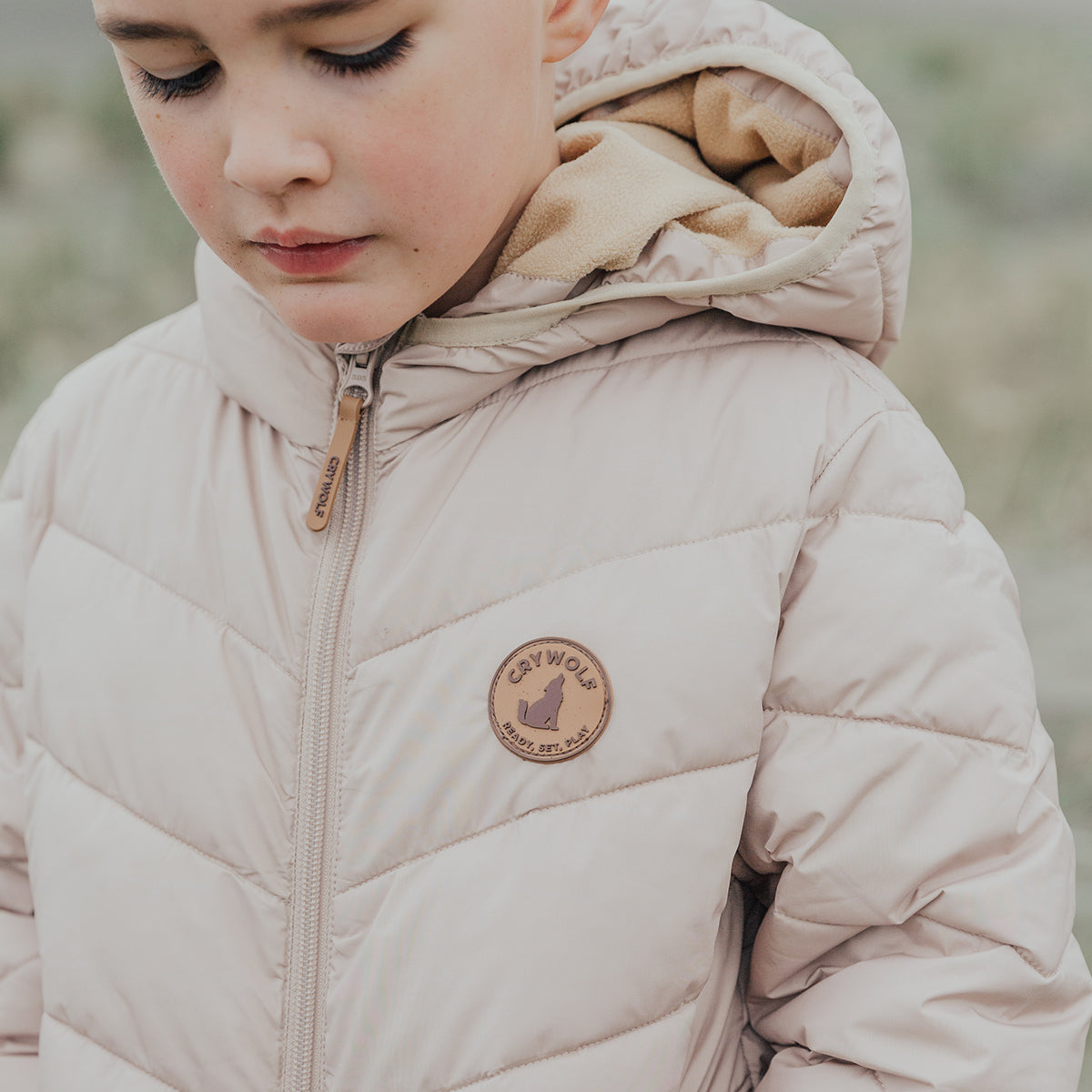 Crywolf Eco Puffer Jacket Camel | Coats & Jackets | Bon Bon Tresor