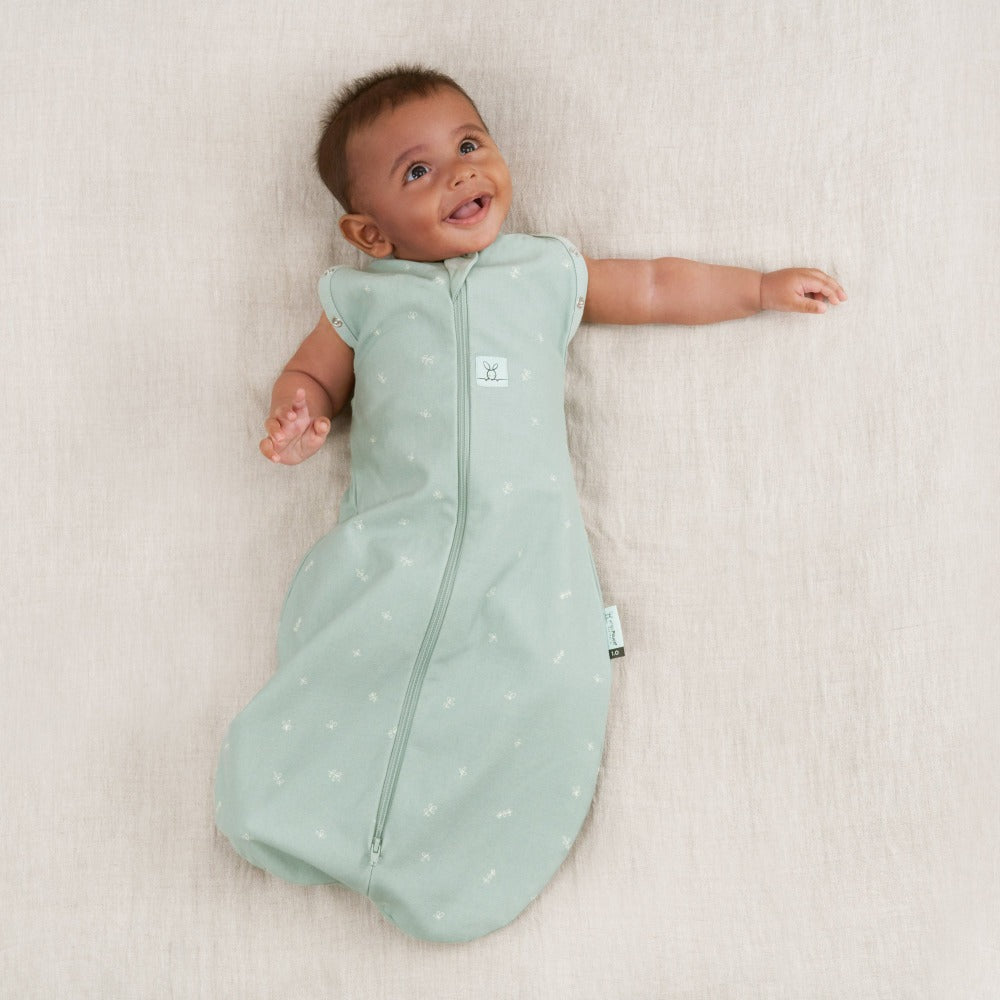 ergopouch Cocoon Swaddle Bag 1.0 Tog Sage | Wraps & Swaddles | Bon Bon Tresor