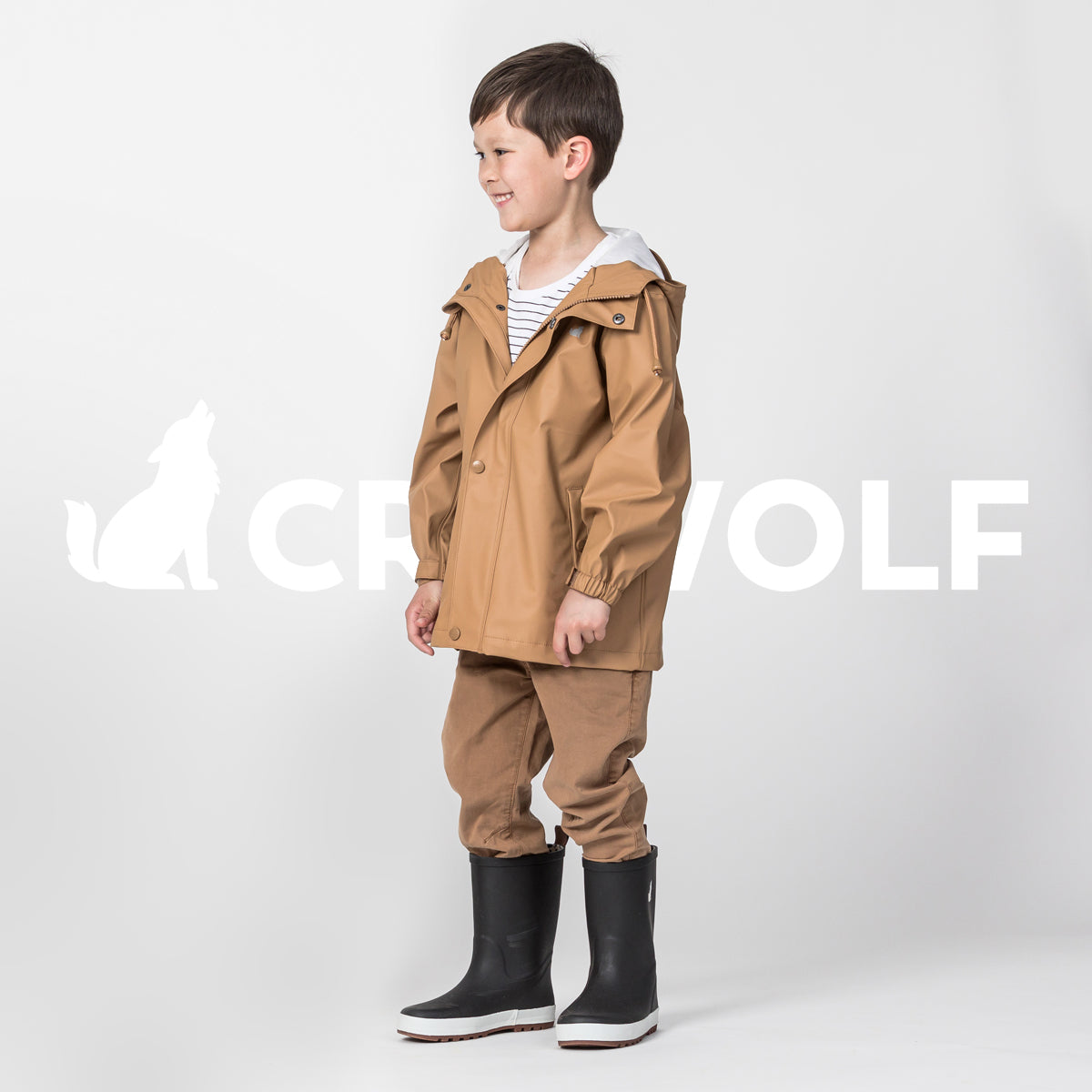 Crywolf Play Jacket Tan | Coats & Jackets | Bon Bon Tresor