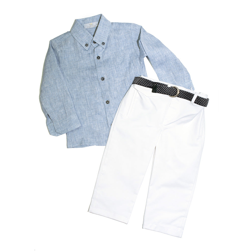 Angel Baby Smart 2 Piece Shirt and Trousers | Suits & Sets | Bon Bon Tresor