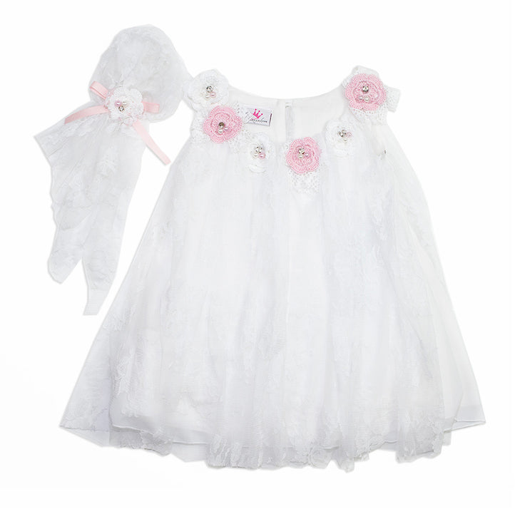 Styled by Alexandros - Vintage White Lace Party Dress