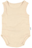 Toshi Dreamtime Organic Onesie Singlet Almond | Singlets & Bloomers | Bon Bon Tresor
