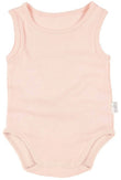 Toshi Dreamtime Organic Onesie Singlet Blush | Singlets & Bloomers | Bon Bon Tresor
