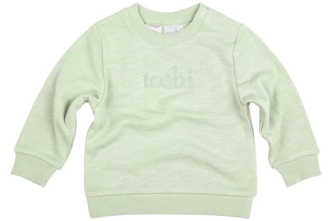 Toshi Dreamtime Organic Sweater Jade | Sweaters & Knitwear | Bon Bon Tresor