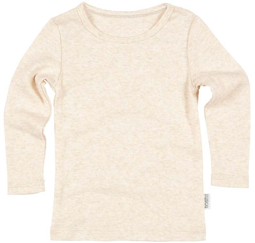 Toshi Dreamtime Organic Tee Long Sleeve Feather | Tops & T-Shirts | Bon Bon Tresor
