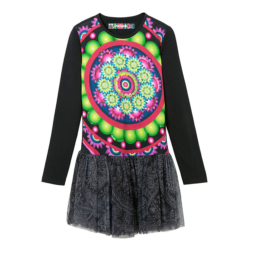 Desigual Kidswear Maseru Sequin Bodice Dress | Dresses & Skirts | Bon Bon Tresor
