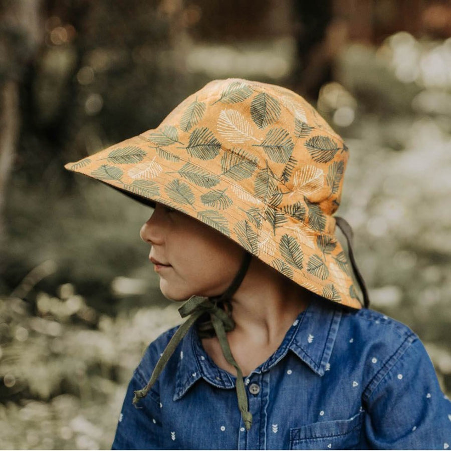 Bedhead Hats Explorer Kids Reversible Sun Hat Oakley/Olive | Sun hat | Bon Bon Tresor