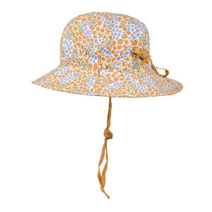 Bedhead Hats Wanderer Girls Reversible Sun Hat Mabel/Maize | Sun hat | Bon Bon Tresor