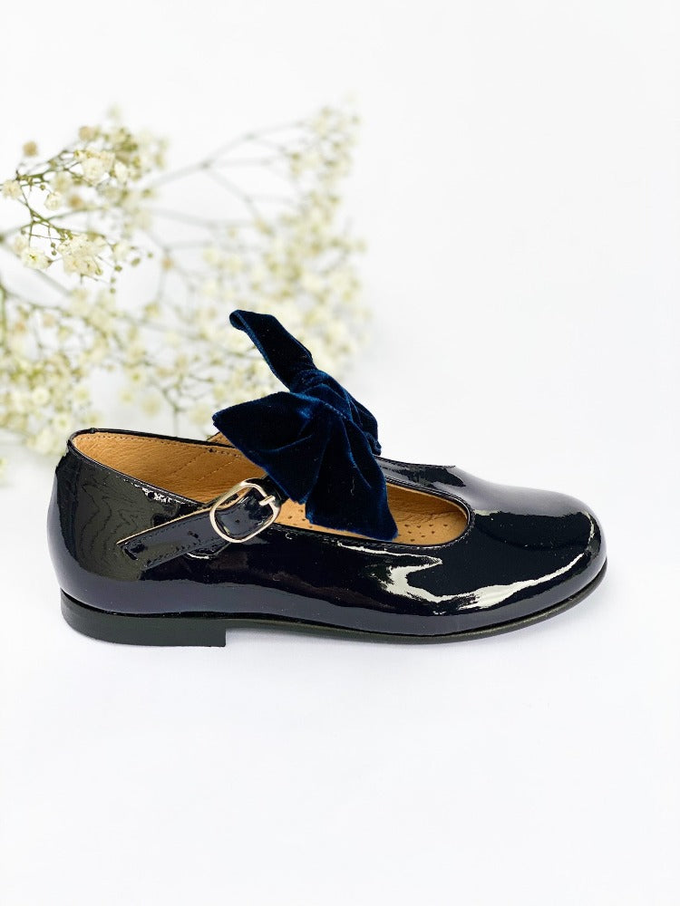 Chloe & Jule Mary Jane T-Bar Catherine Navy | Dress Shoes | Bon Bon Tresor