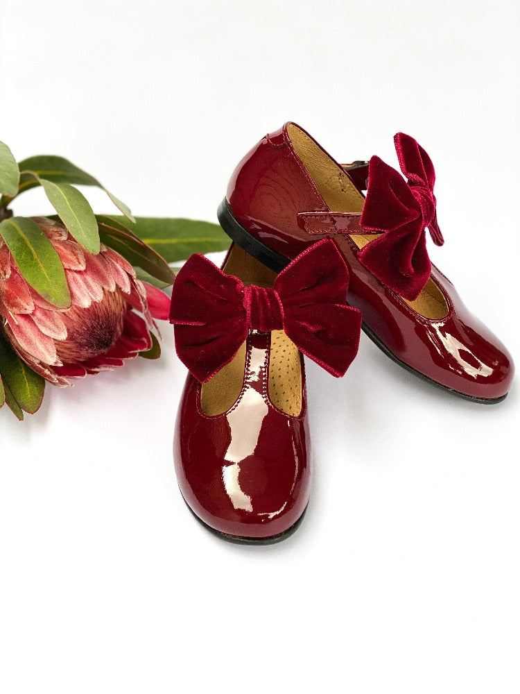 Chloe & Jule Mary Jane T-Bar Catherine Bordeaux | Dress Shoes | Bon Bon Tresor