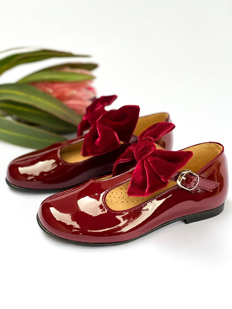 Chloe & Jule Mary Jane T-Bar Catherine Bordeaux | Dress Shoes | Bon Bon Tresor