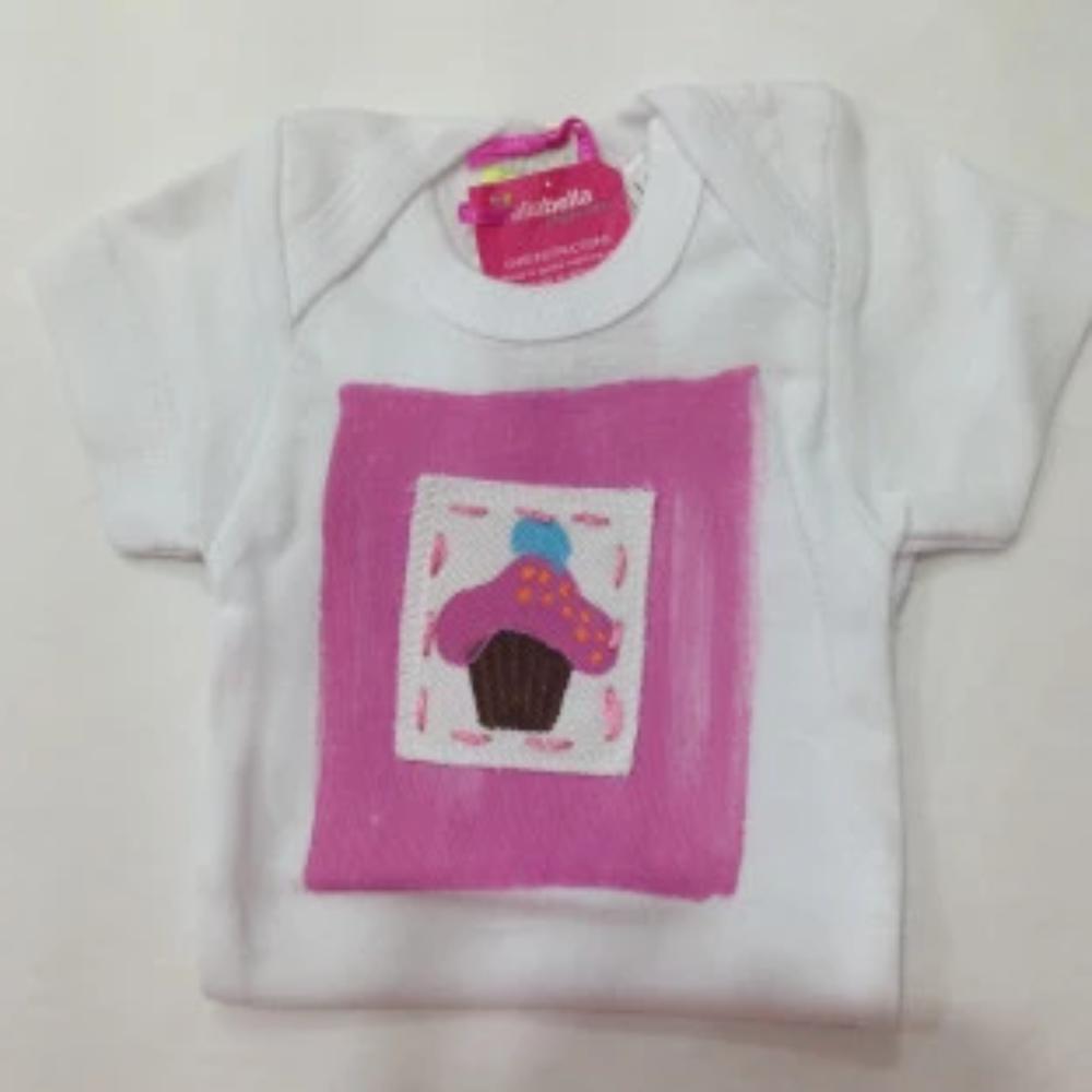 Ellabella - Baby Girl Cupcake Print Bodysuit | Rompers & Playsuits | Bon Bon Tresor