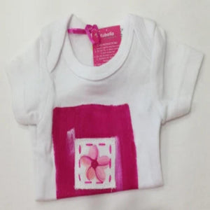 Ellabella - Baby Girl Gerbera Print Bodysuit | Rompers & Playsuits | Bon Bon Tresor