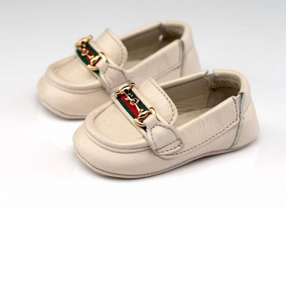 Kiddie Couture Piccoletto Moccasins Beige | Moccasins & Loafers | Bon Bon Tresor