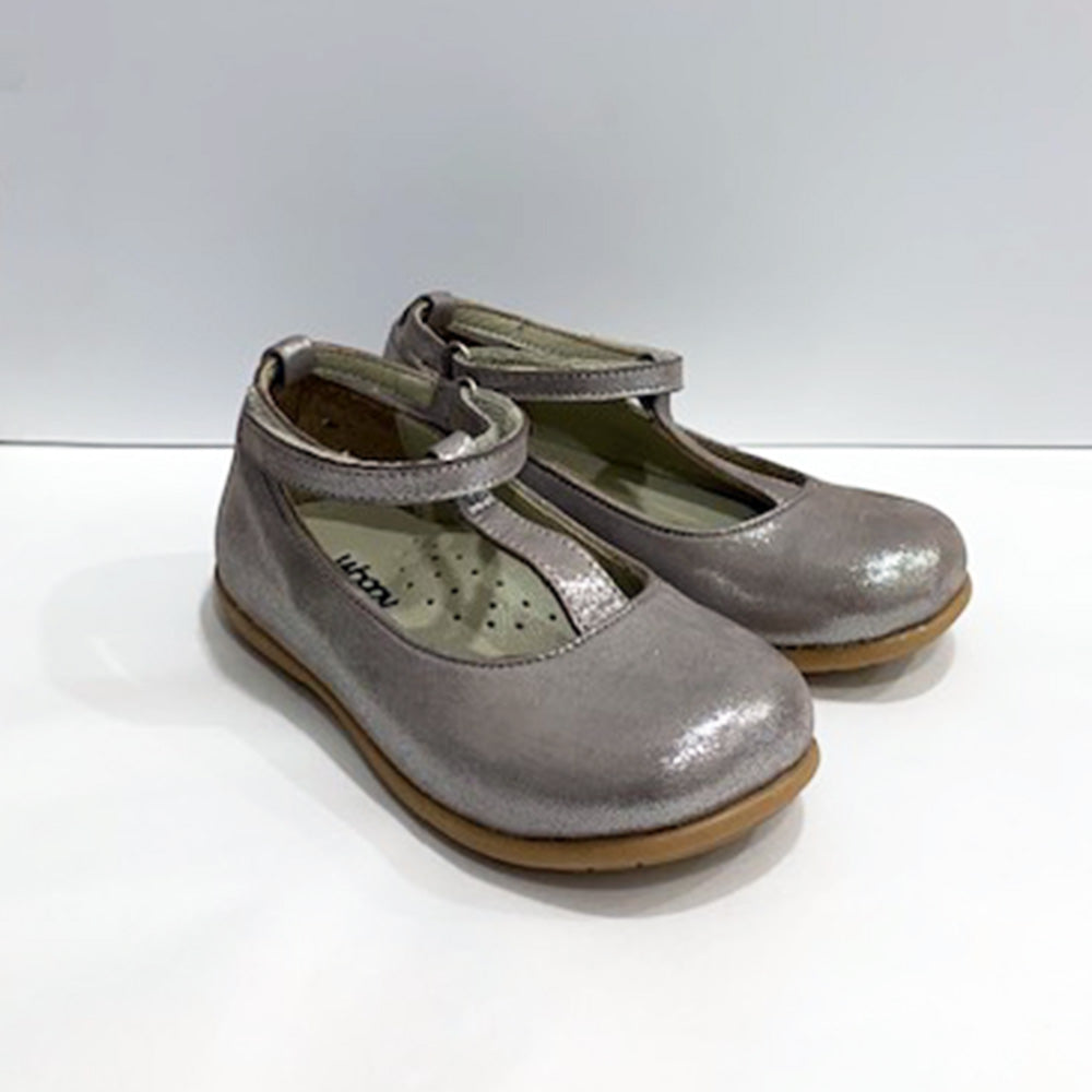 Kiddie Couture Girls Valentina Leather Shoes Champagne | Dress Shoes | Bon Bon Tresor