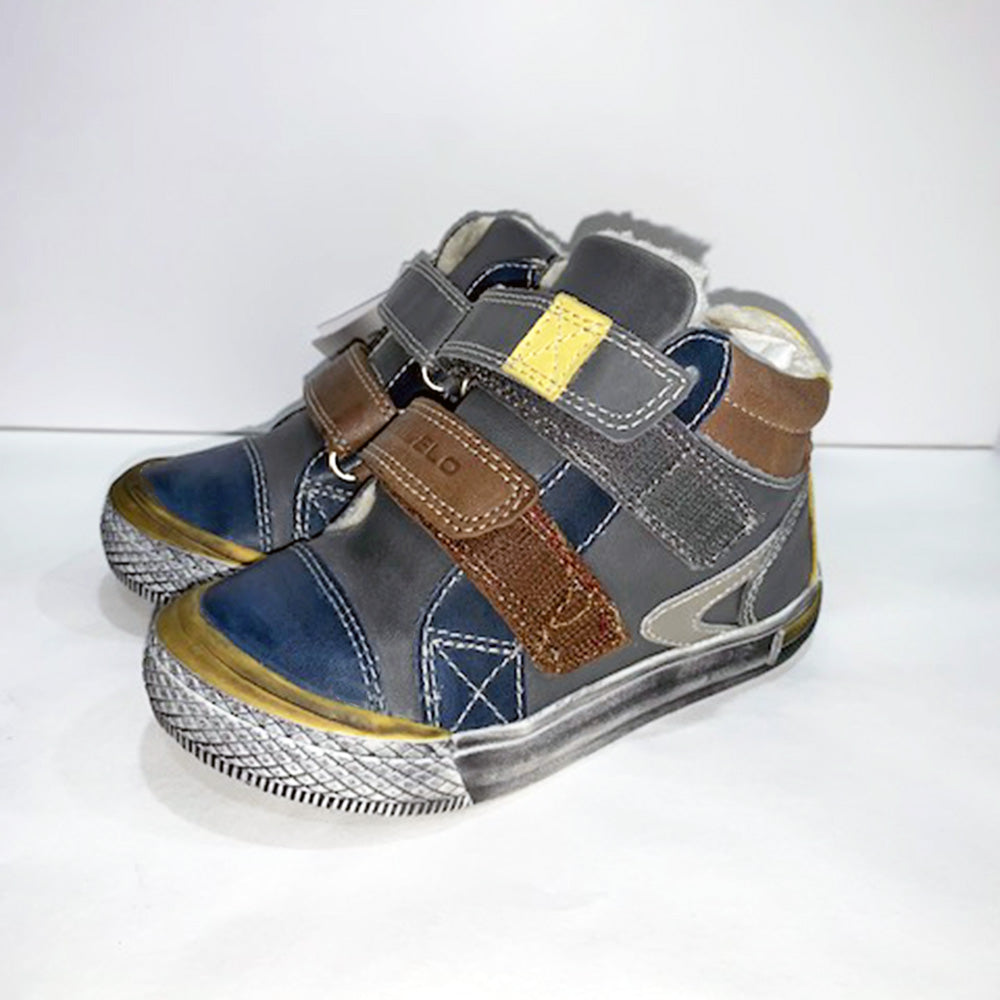 Lela Lelo Grey/Navy Winter Boot | Boots | Bon Bon Tresor