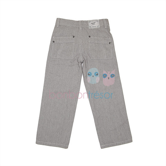 Alphabet Boys Grey Dress Pant | Pants & Shorts | Bon Bon Tresor