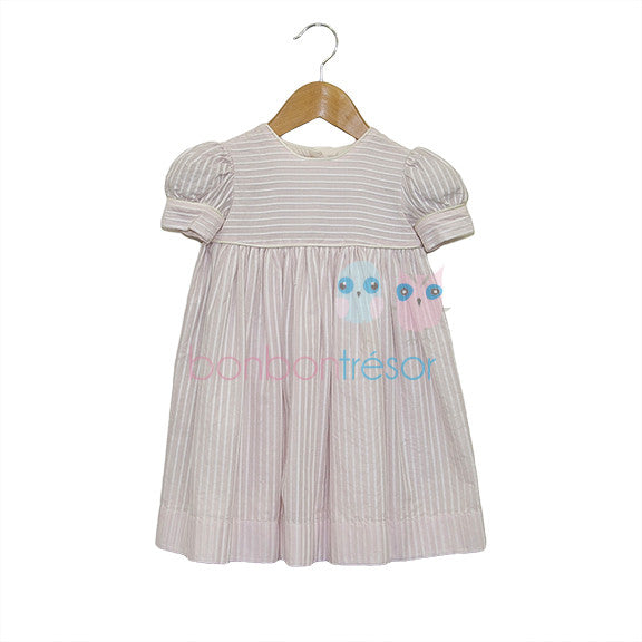 Christening - Baby Girl Pink Cotton Party Dress | Party Dresses | Bon Bon Tresor