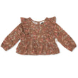 Kapow Kids Peony Peplum Top | Tops & T-Shirts | Bon Bon Tresor