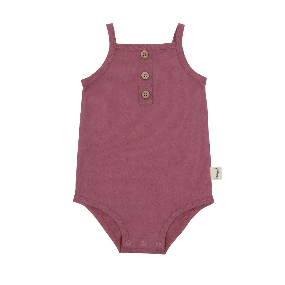 Kapow Kids Mauve Singlet Bodysuit | Rompers & Playsuits | Bon Bon Tresor