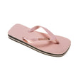 Damien Hall Boutique Kids Pink Thongs Rose Gold Badge | Flip Flops | Bon Bon Tresor