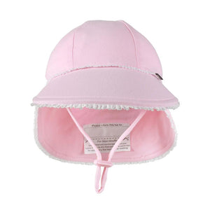 Bedhead Hats Baby Legionnaire Hat Ruffle Trim Blush | Sun hat | Bon Bon Tresor