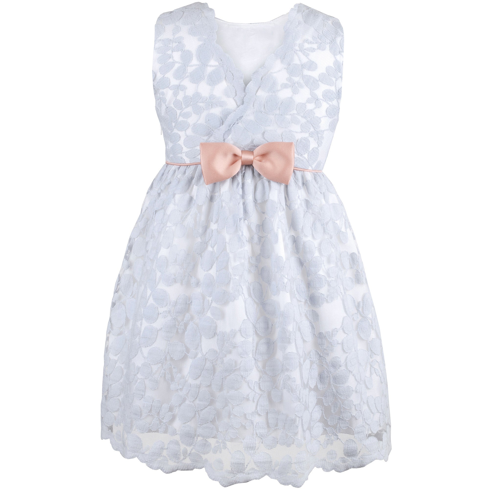 Hucklebones Powder Blue Lace Party Dress