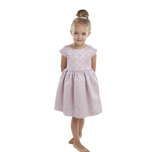 Luna Luna Pink Charmed Jacquard Dress | Party Dresses | Bon Bon Tresor