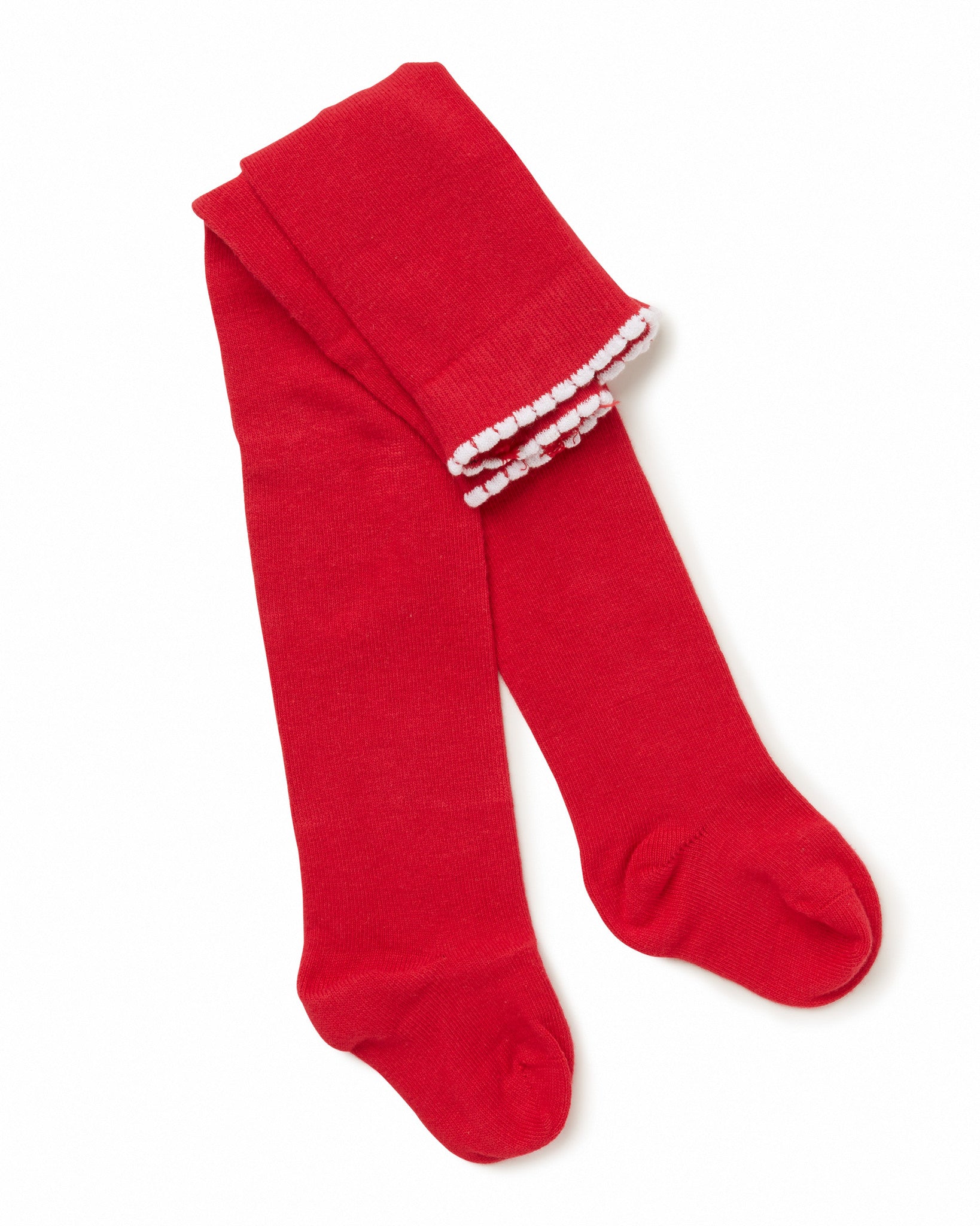 Marquise Red Knitted Tights | Tights | Bon Bon Tresor