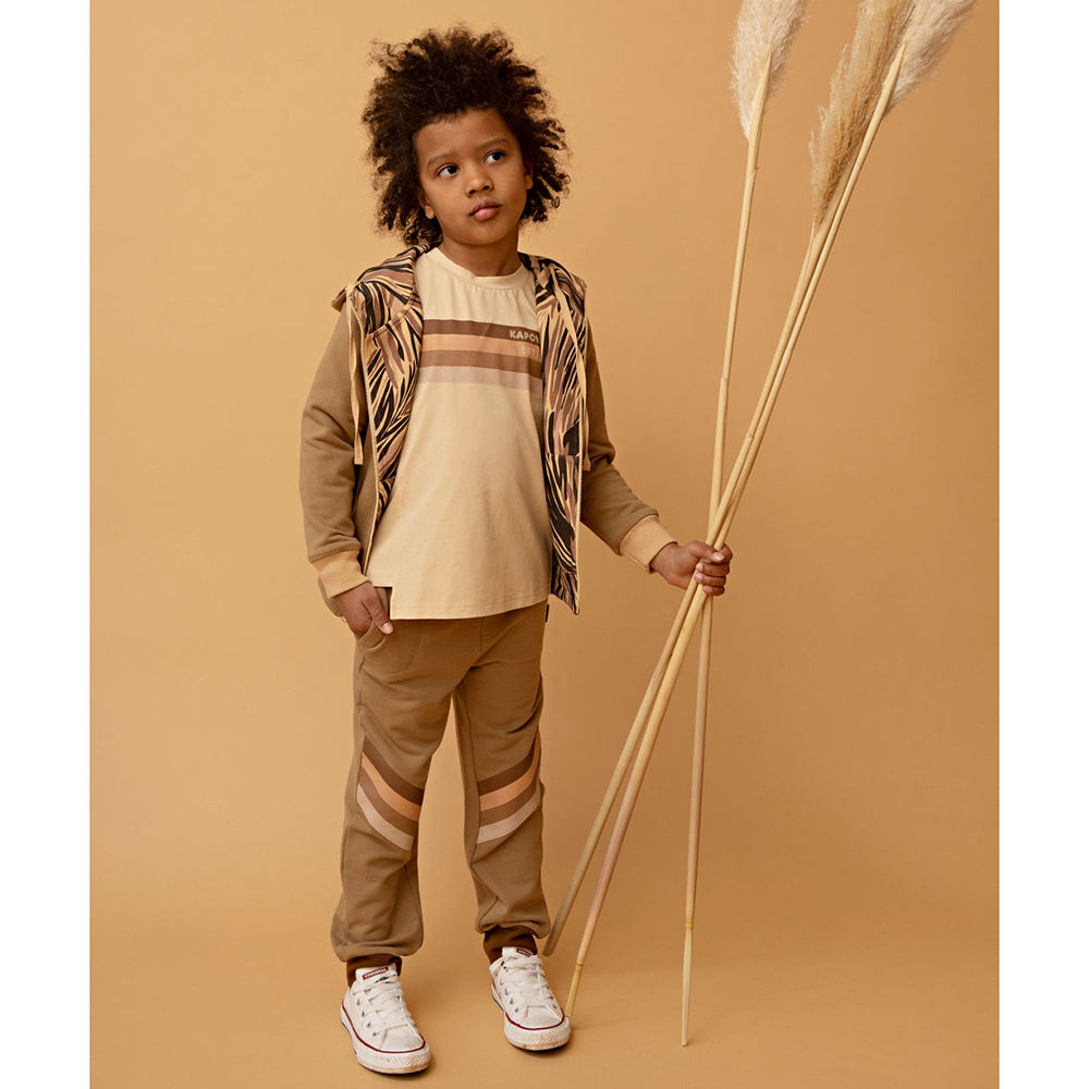 Kapow Kids Retro Rainbow Asymmetrical LS T-Shirt | Tops & T-Shirts | Bon Bon Tresor
