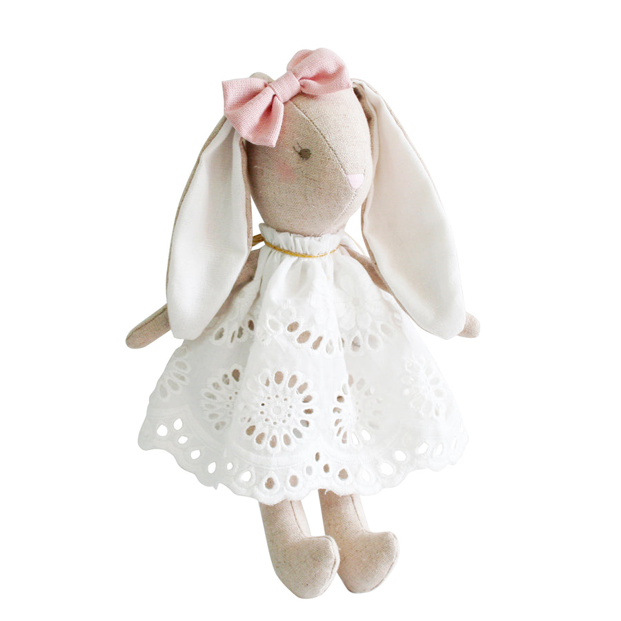 Alimrose Baby Broderie Bunny | Dolls & Soft Toys | Bon Bon Tresor