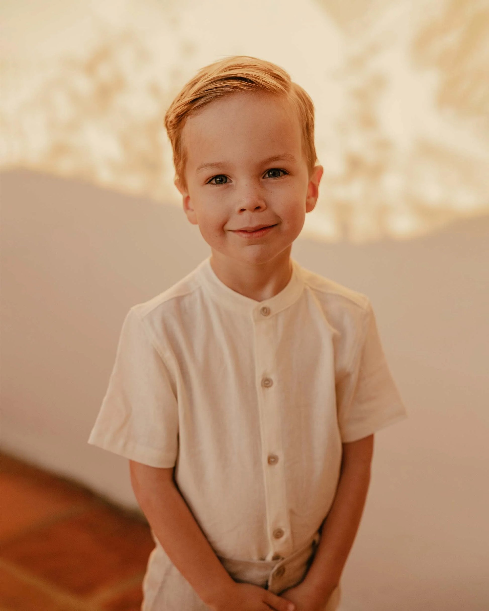 Noralee Archie Shirt - Ivory | Suits & Sets | Bon Bon Tresor